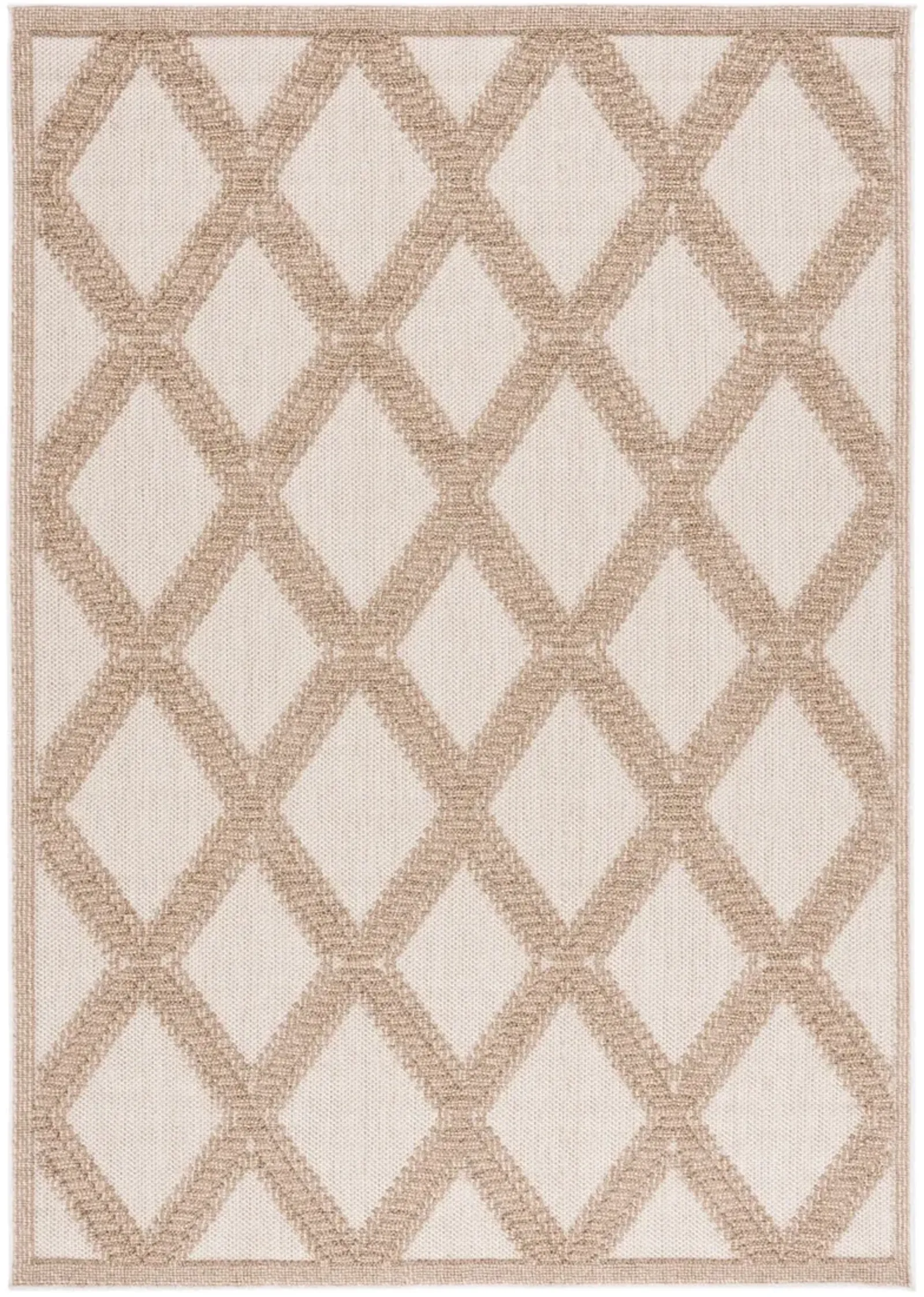 MSRO226 GLOBAL BEIGE  5'-3' x 7'-6' Medium Rectangle Rug