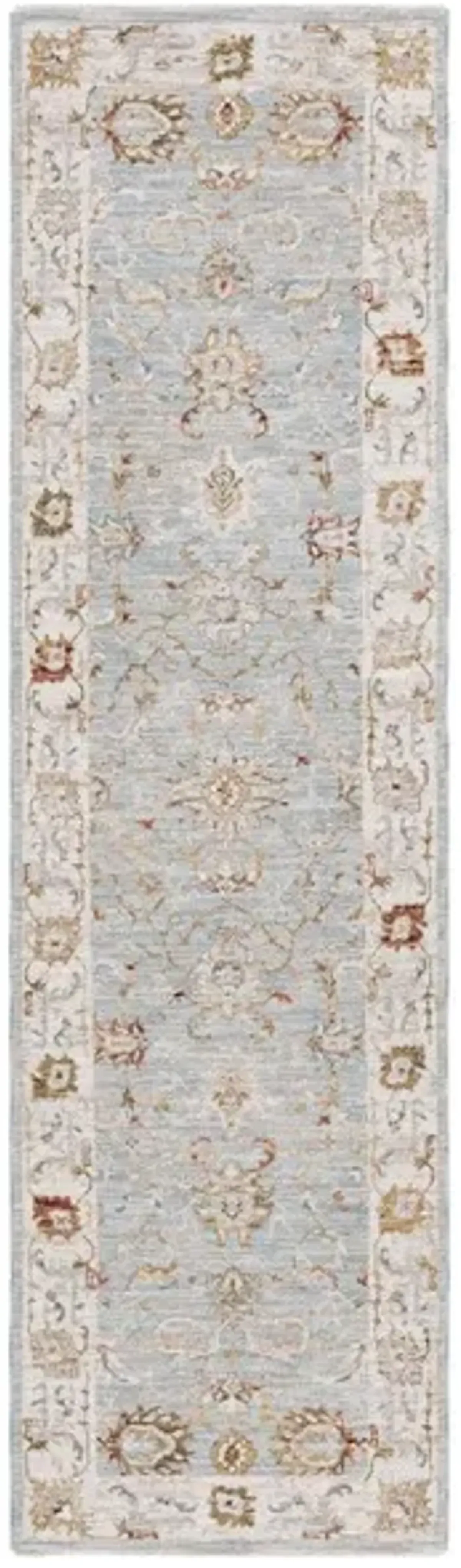 HAMILTON 102 Blue 2'-2' X 8' Runner Rug