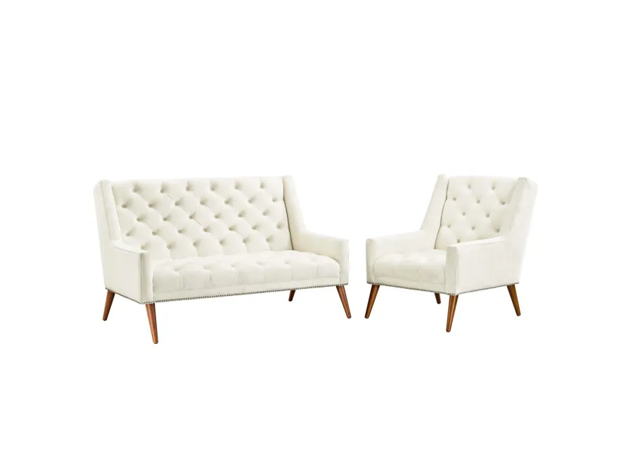 Peruse Living Room Set Performance Velvet Set of 2