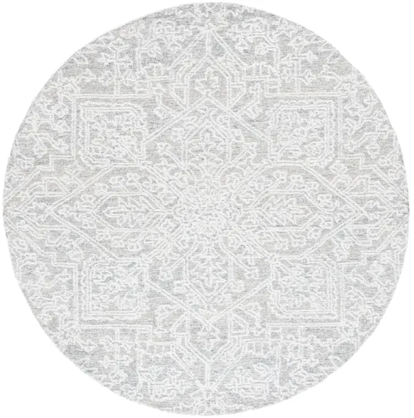 EBONY Hand Tufted 6' x 6' Round area rug