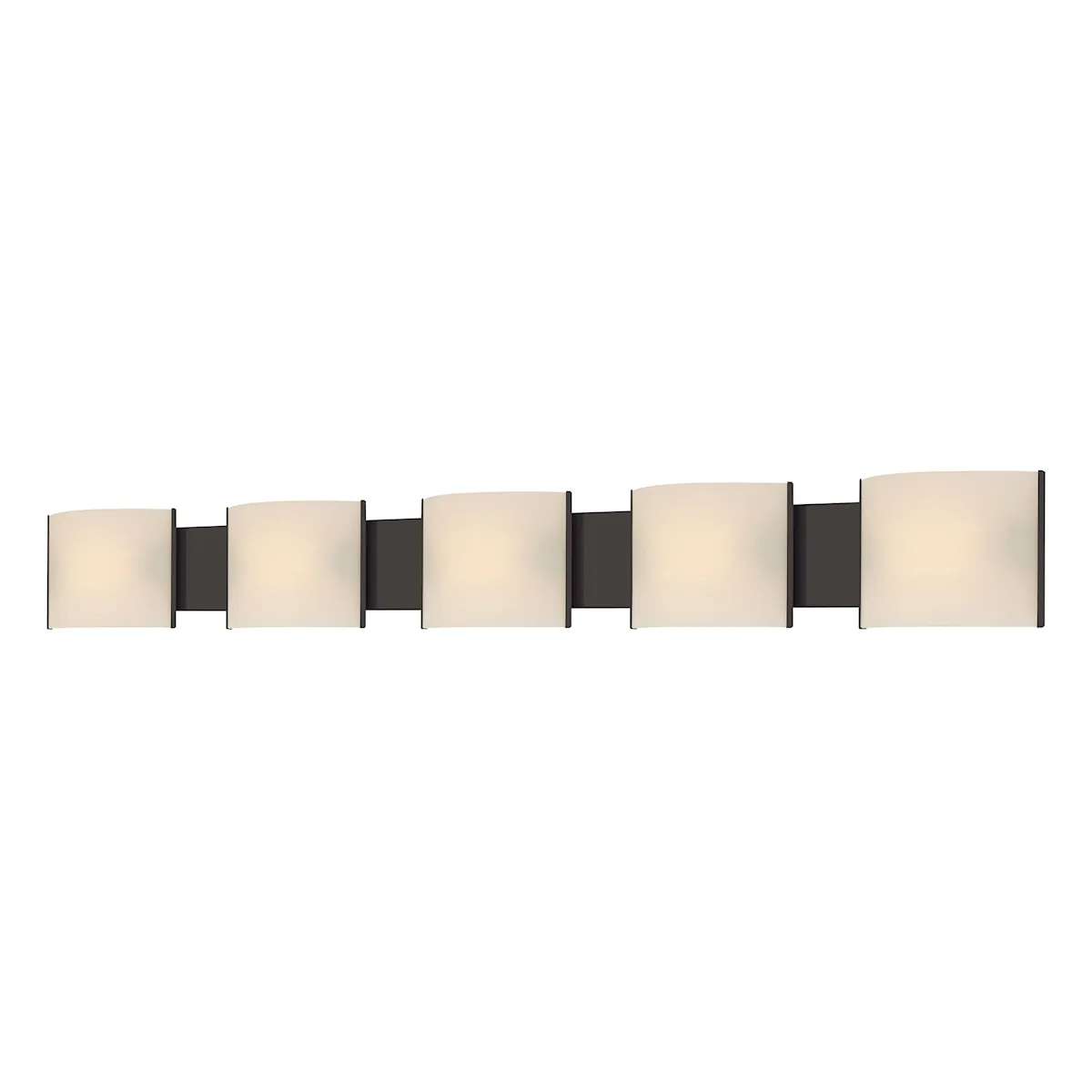 Pannelli 52" Wide 5-Light Vanity Light - Oil Rubbed Bronze