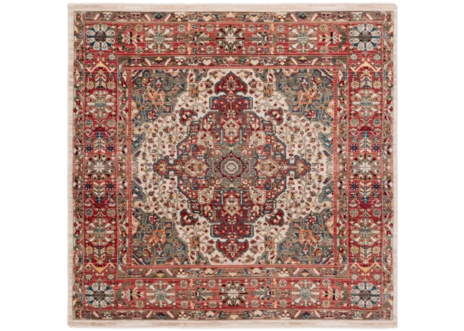 KASHAN 305 IVORY  6'-7' x 6'-7' Square Square Rug