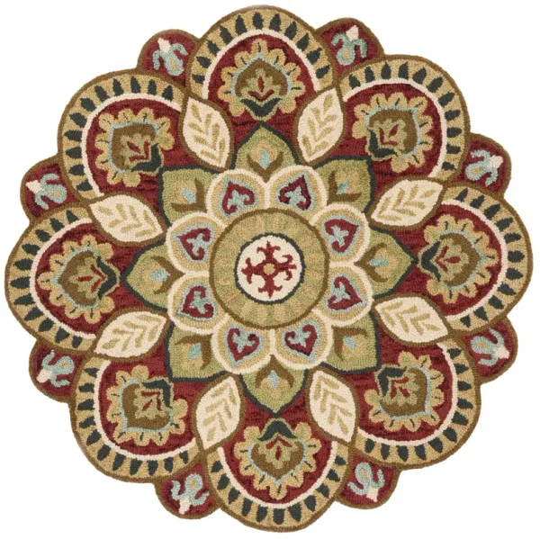 NOVELTY Hand Tufted 12' x 12' Round area rug