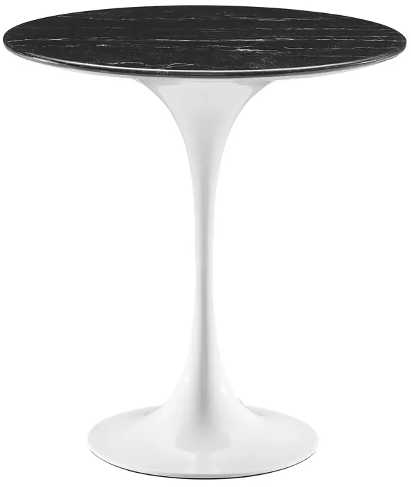 Lippa 20" Round Artificial Marble Side Table