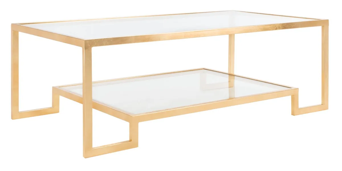 Vivian Gold Leaf Coffee Table