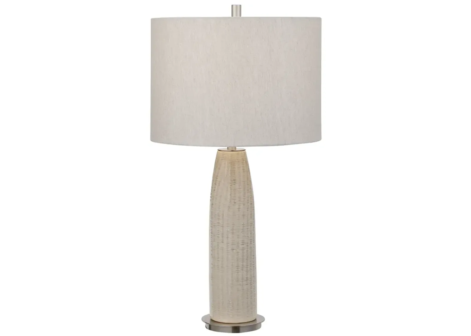 Delgado Light Gray Table Lamp