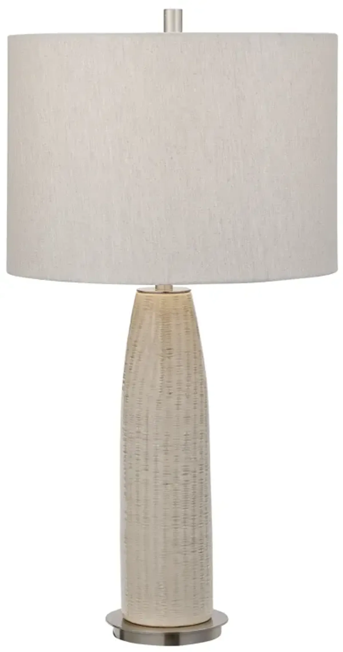 Delgado Light Gray Table Lamp