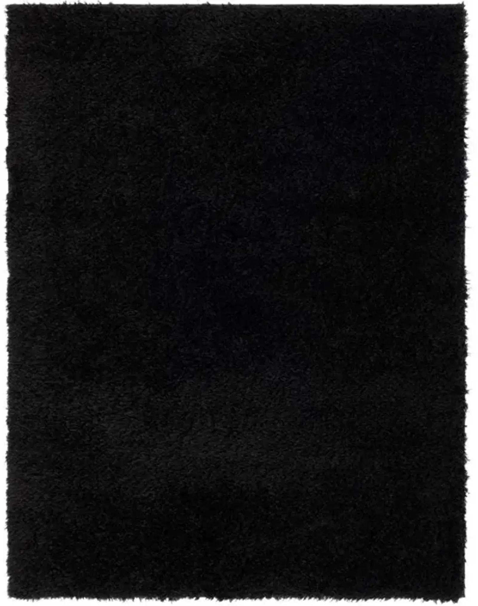 LINDSAY SHAG 560 Black 9' X 12' Large Rectangle Rug