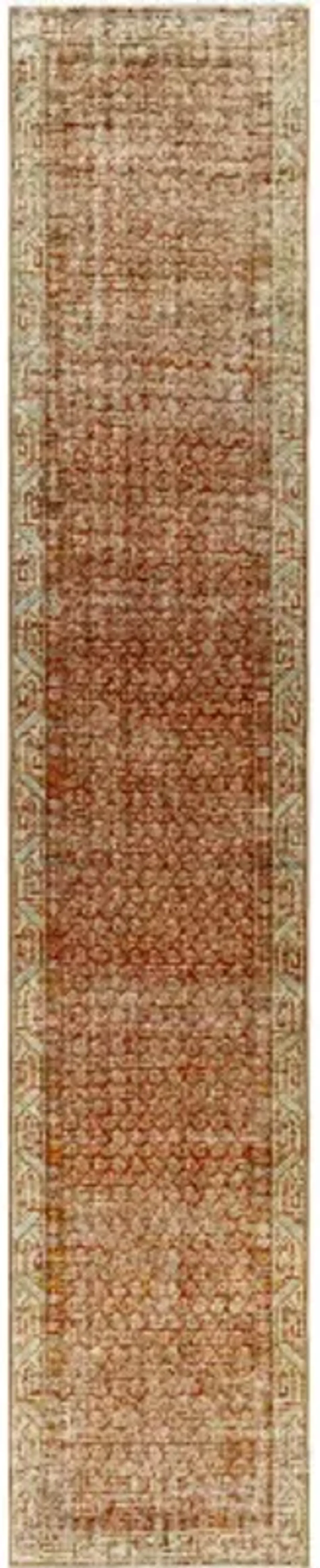 Antique One of a Kind AOOAK-1036 2'8" x 13'4" Handmade Rug