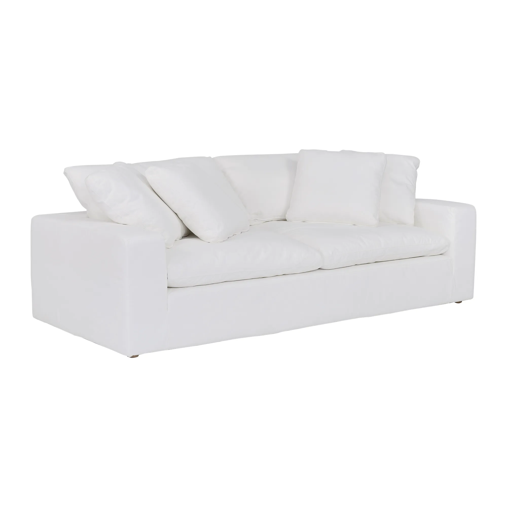 Liberty 96.5" Upholstered Sofa in Pearl