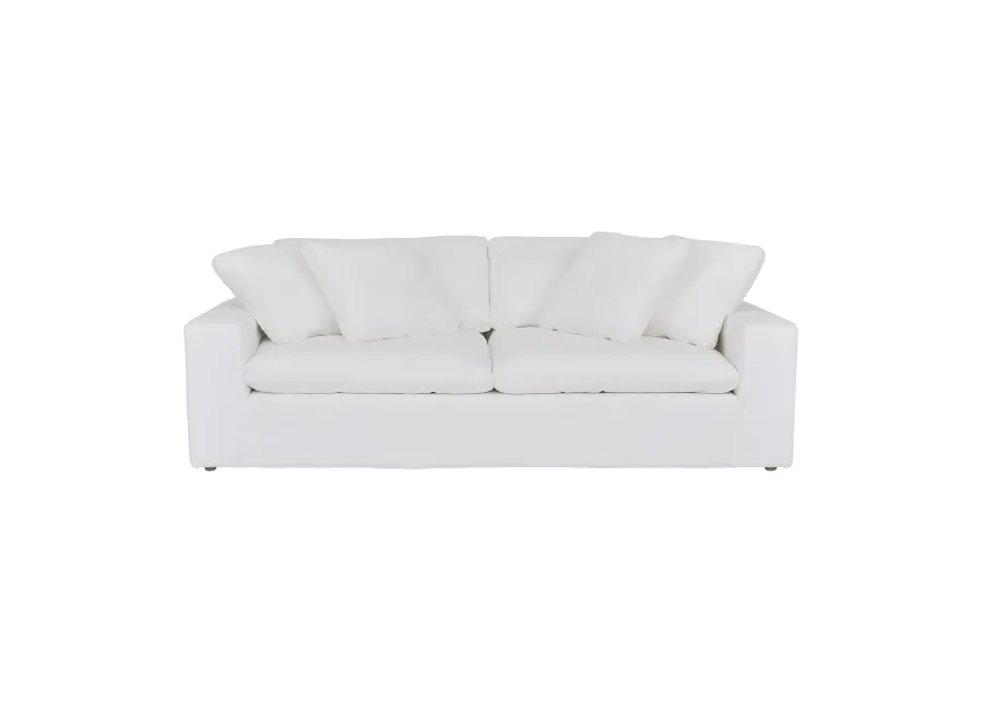 Liberty 96.5" Upholstered Sofa in Pearl