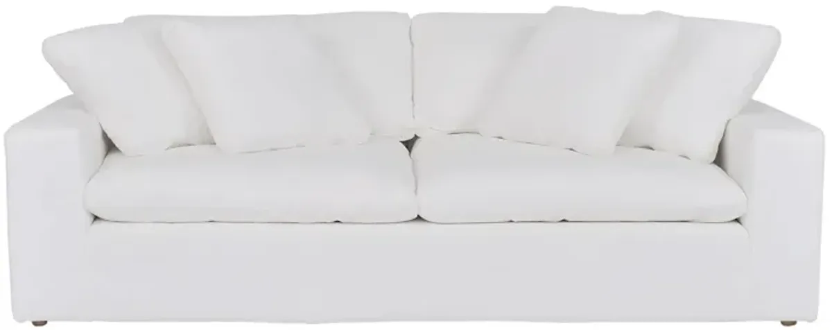 Liberty 96.5" Upholstered Sofa in Pearl