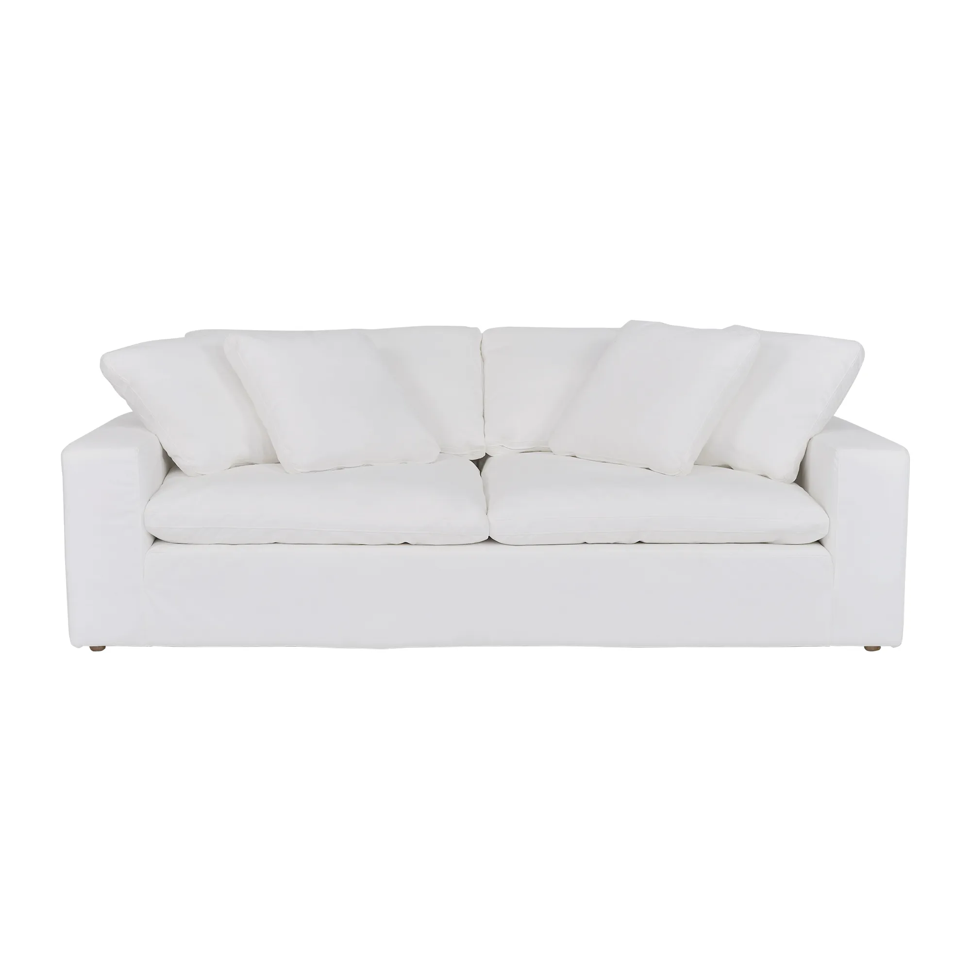 Liberty 96.5" Upholstered Sofa in Pearl