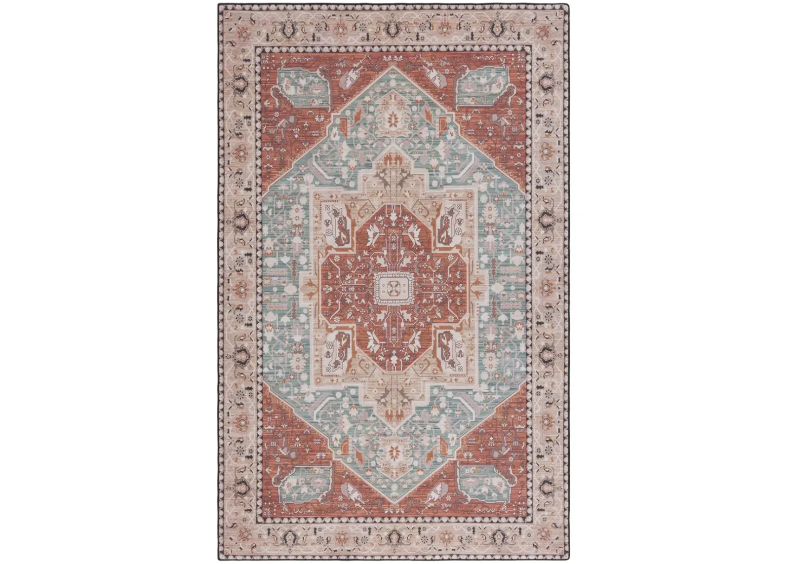 TUCSON 150 M/W S/R AQUA  2'-6' x 4' Accent Rug