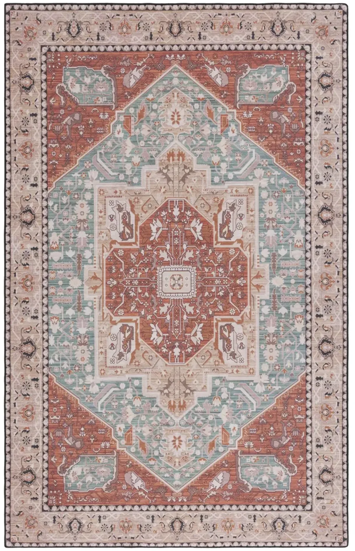 TUCSON 150 M/W S/R AQUA  2'-6' x 4' Accent Rug