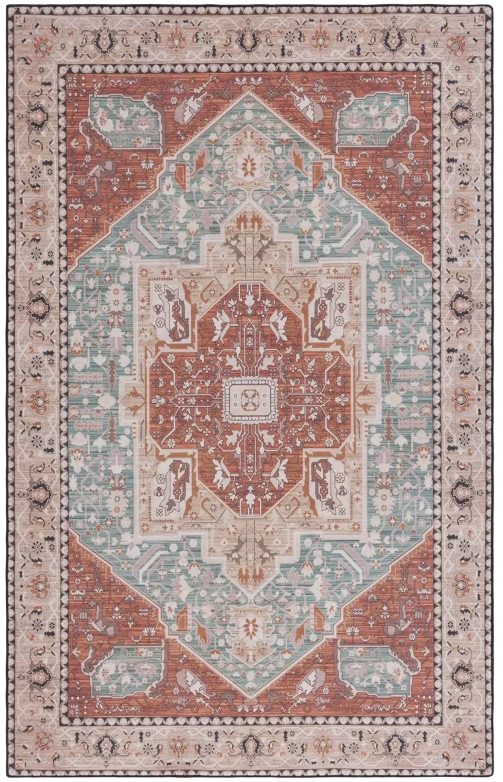 TUCSON 150 M/W S/R AQUA  2'-6' x 4' Accent Rug