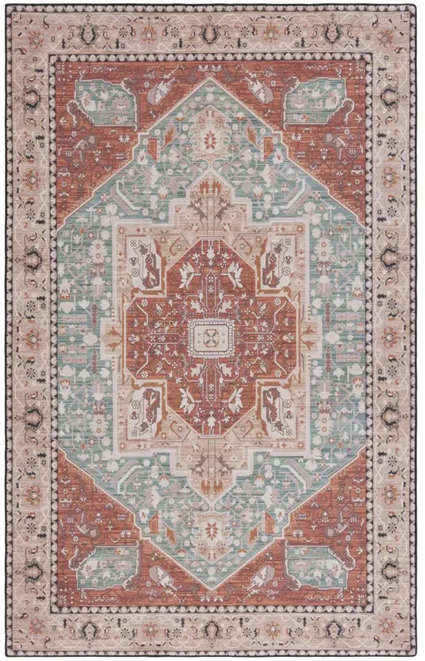 TUCSON 150 M/W S/R AQUA  2'-6' x 4' Accent Rug