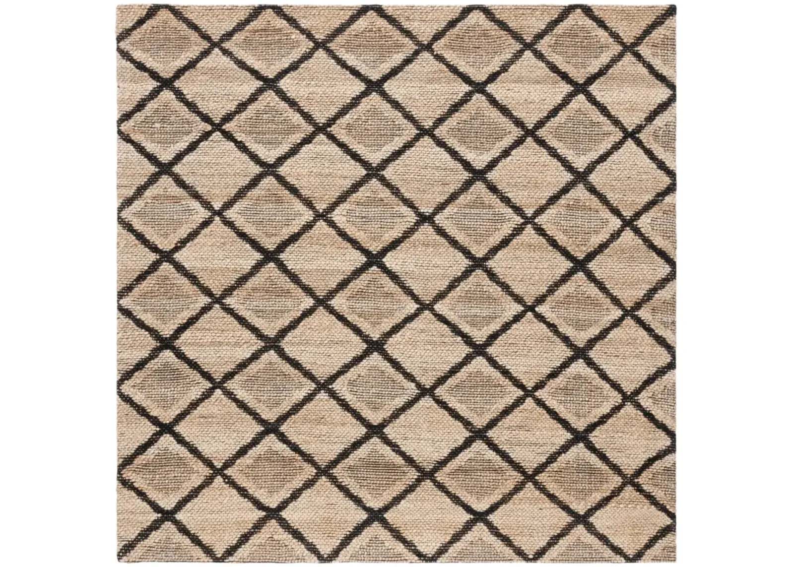 NATURAL FIBER 657 NATURAL  6'-6' x 6'-6' Square Square Rug