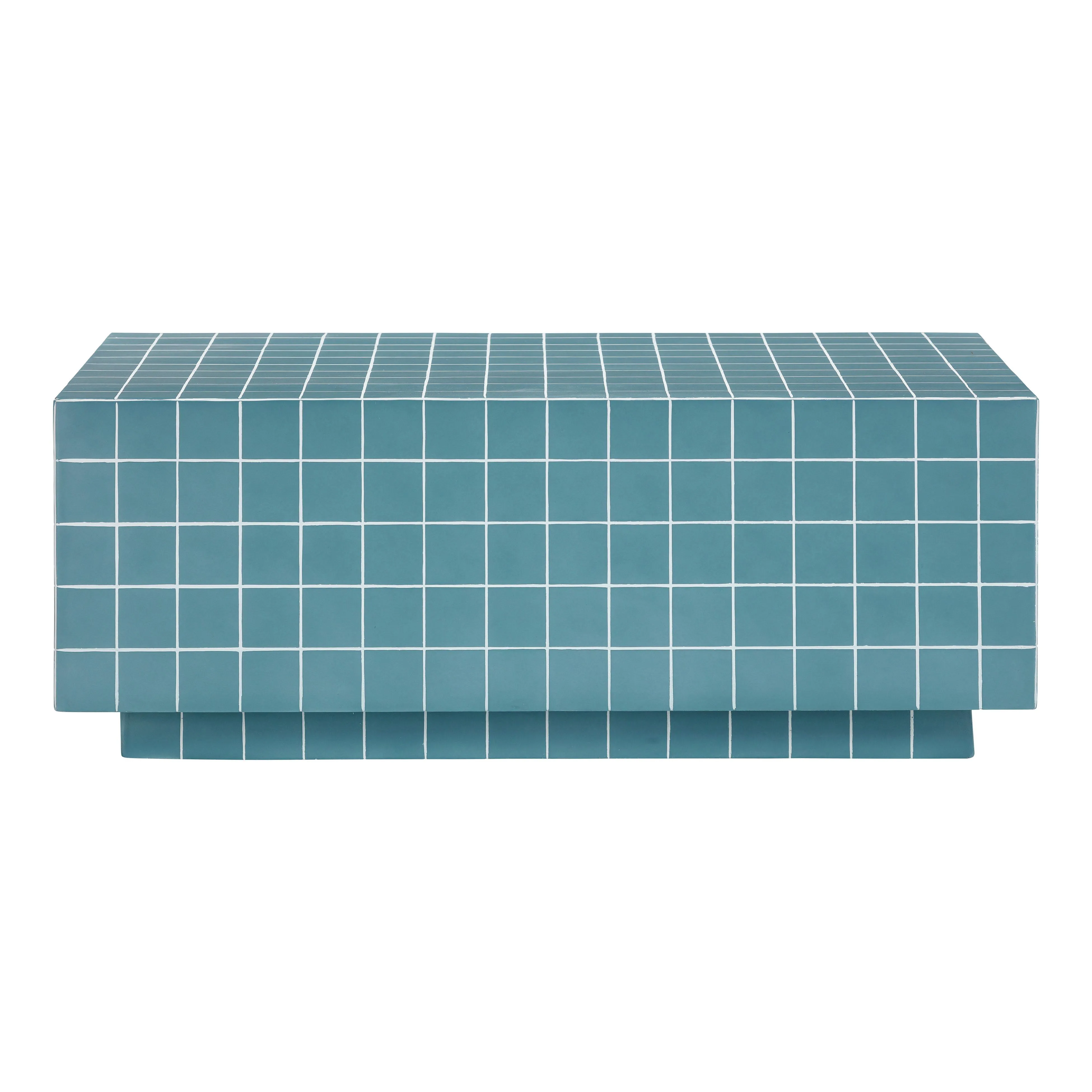 Mixie Blue Tile Indoor / Outdoor Coffee Table