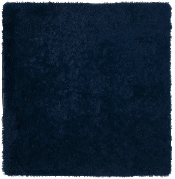 RAINBOW SHAG 101 NAVY 4' x 4' Square Square Rug