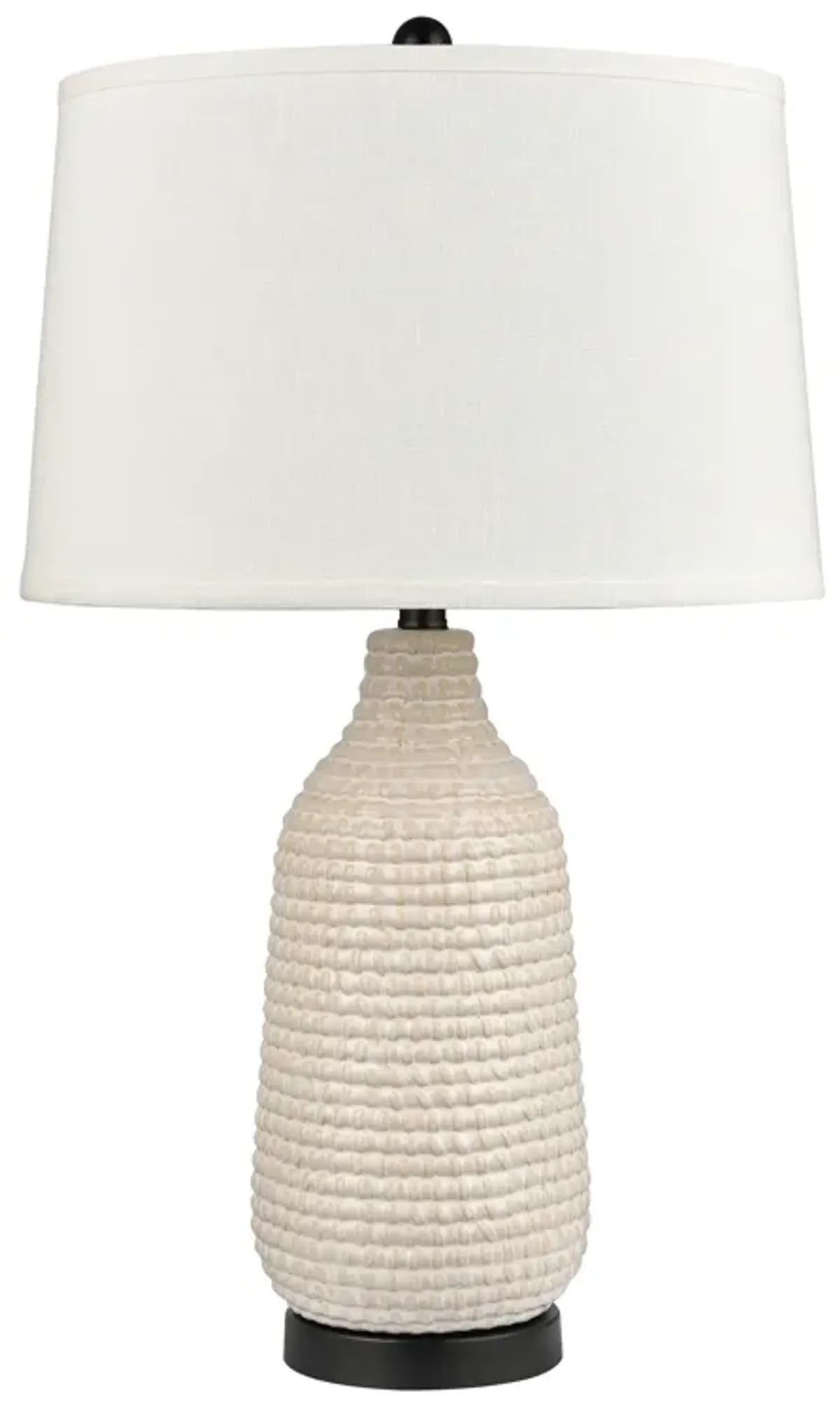 Kari 28'' High 1-Light Table Lamp - Cream - Includes LED Bulb