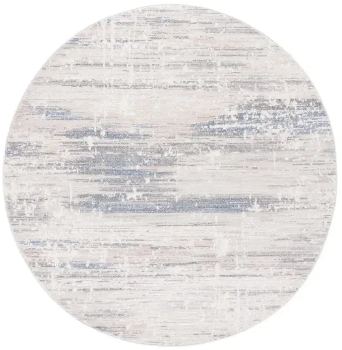 WHISPER 586 Grey  6'-7' X 6'-7' Round Round Rug