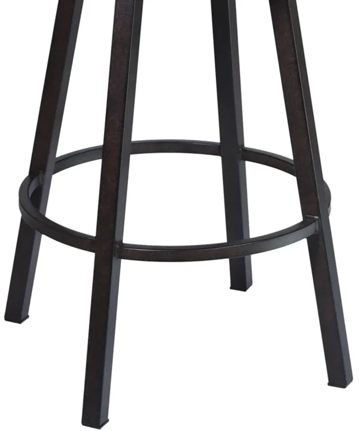 Titana 30" Barstool in Auburn Bay finish with Brown Pu upholstery