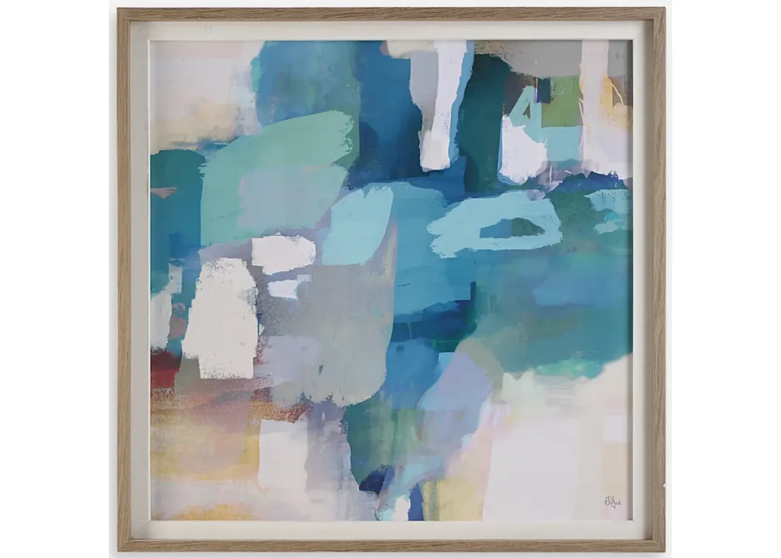 Continue On Abstract Framed Print