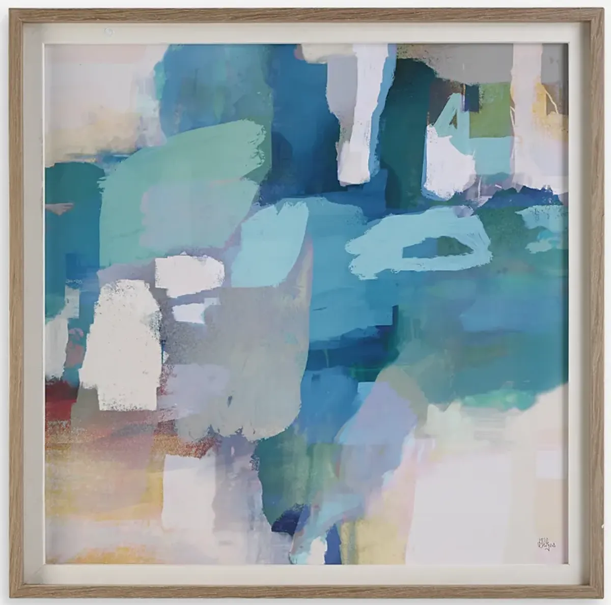 Continue On Abstract Framed Print