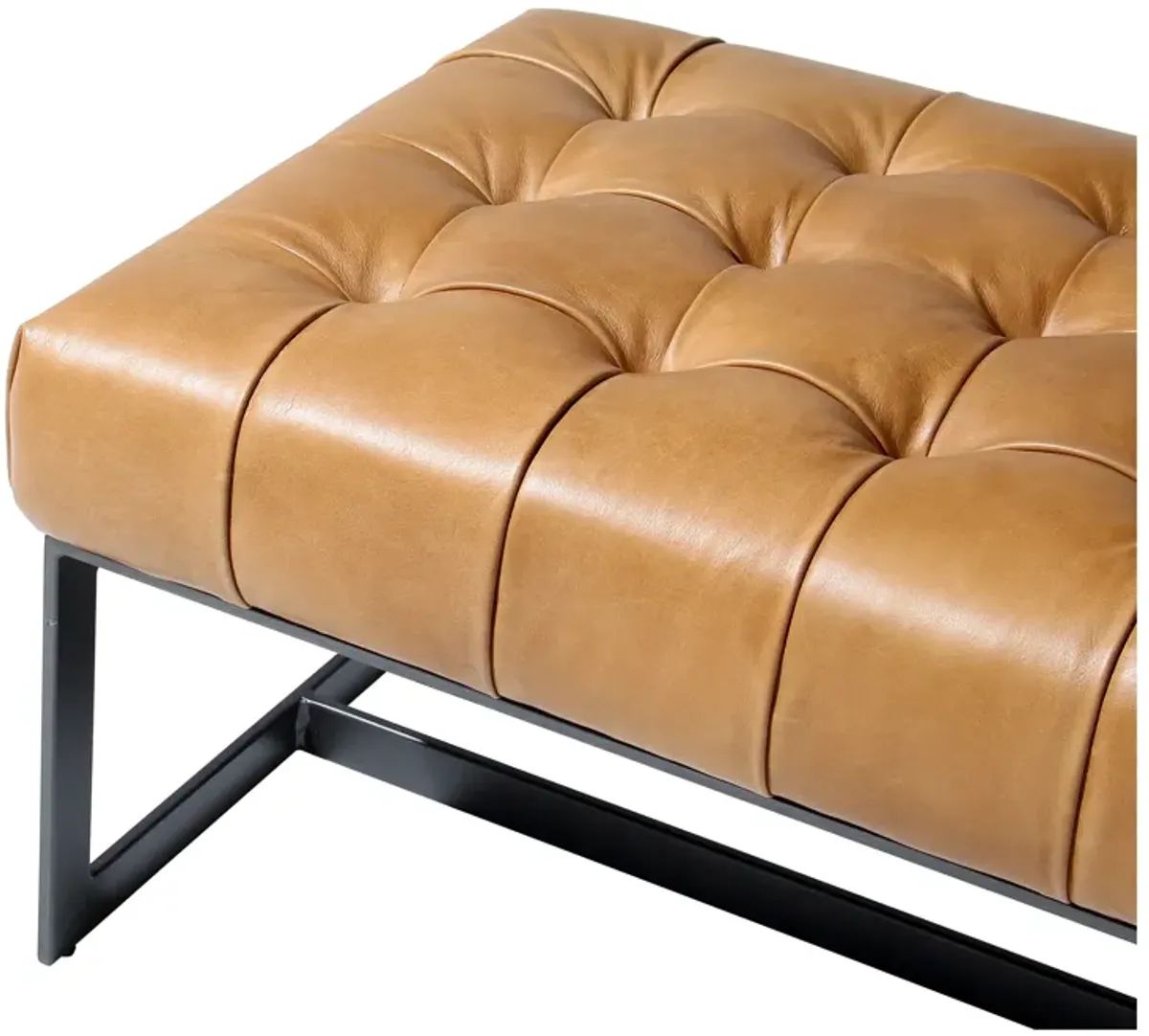 Wyatt Leather Bench