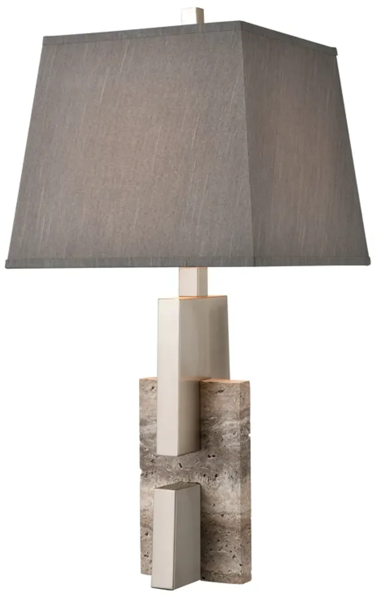 Rochester 32'' High 1-Light Table Lamp - Brushed Nickel - Includes LED Bulb