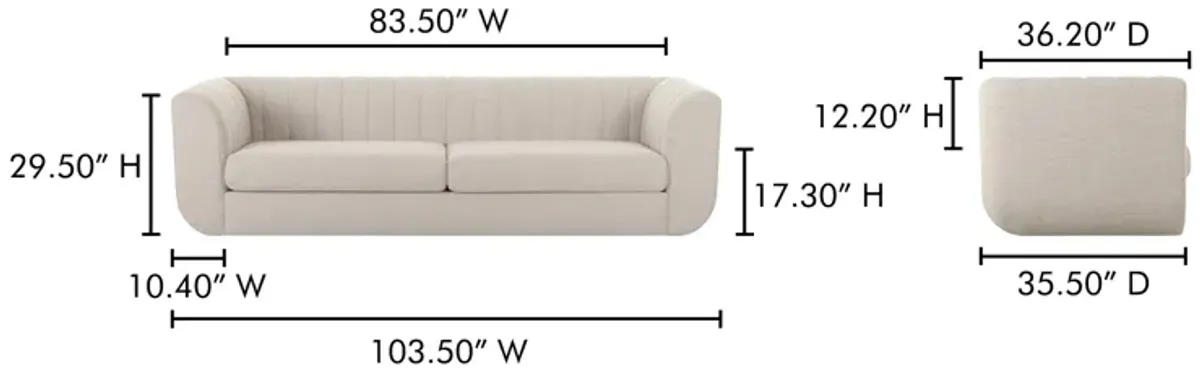 Rosy Sofa Oatmeal