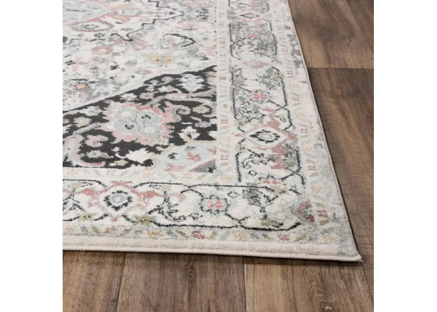 Odyssey Multi  Polypropylene 2'6"x7'6" Runner Rug