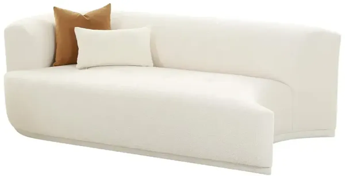 Fickle Cream Boucle Modular LAF Loveseat