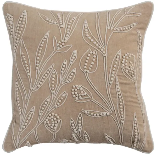 EMBROIDERED PILLOW-Poly Filled Pillow