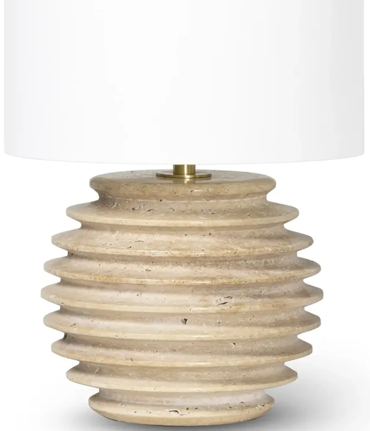 Thea Travertine Mini Lamp (Natural)