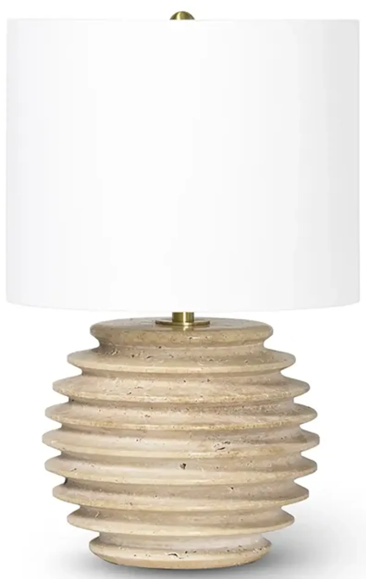 Thea Travertine Mini Lamp (Natural)