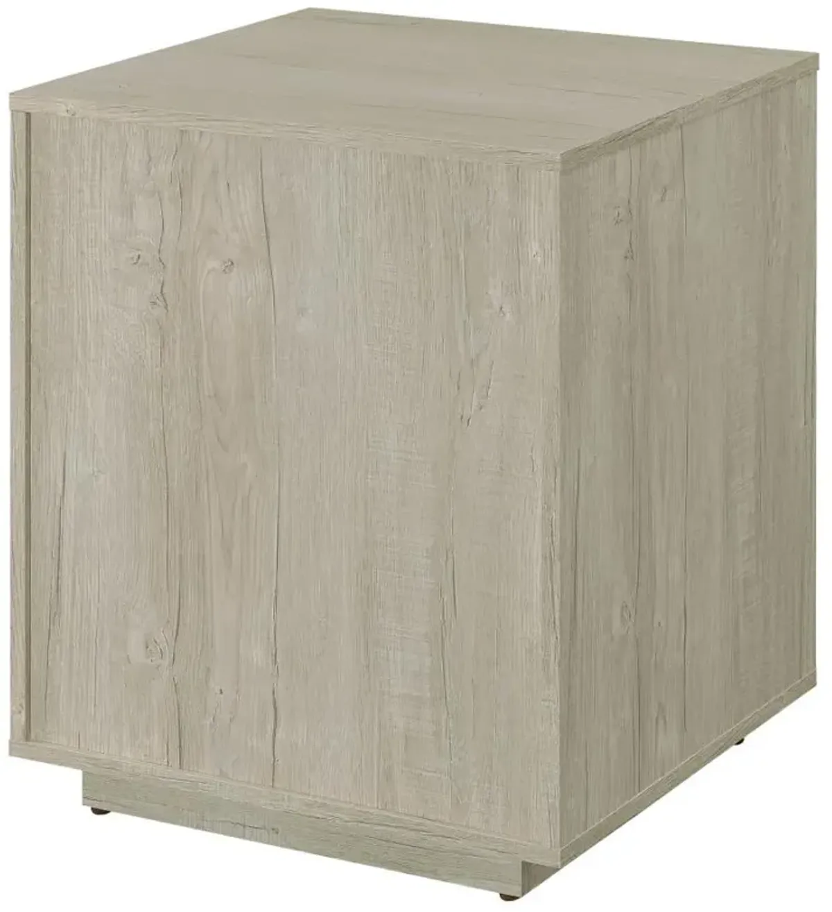 Loomis 3-drawer Square File Cabinet Whitewashed Grey