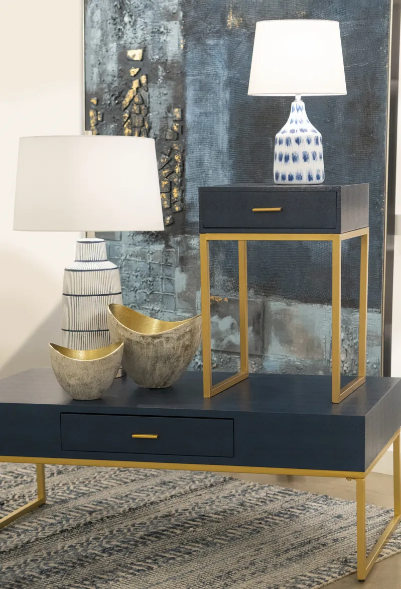 Shagreen Accent Table 