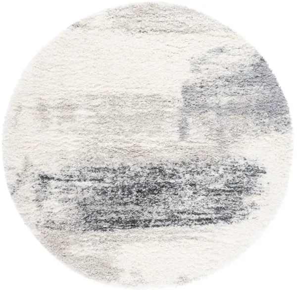 FONTANA SHAG Round Power Loomed 6'-7" X 6'-7" Round Rug