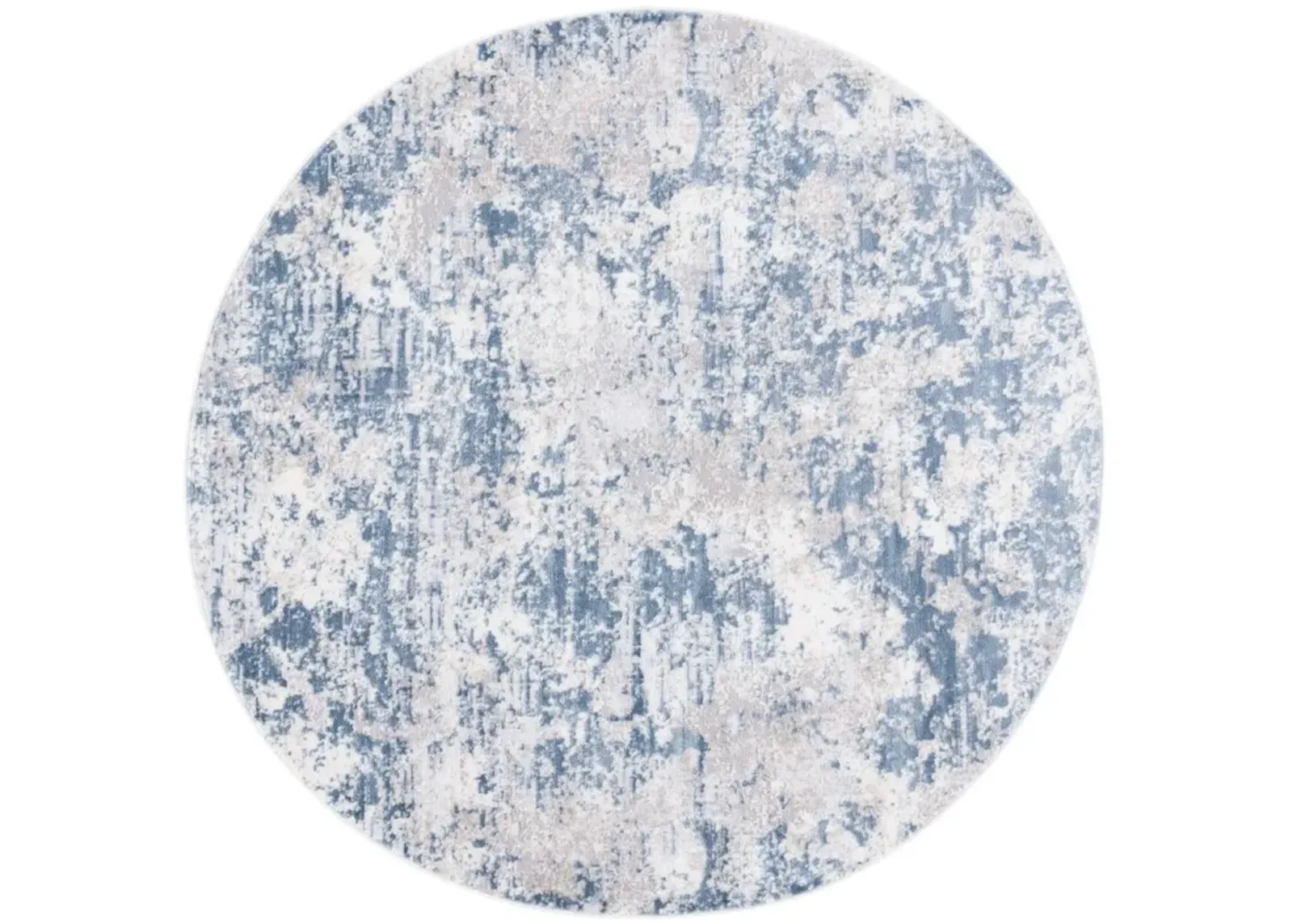 AMELIA 705 DARK BLUE  6'-7' X 6'-7' Round Round Rug