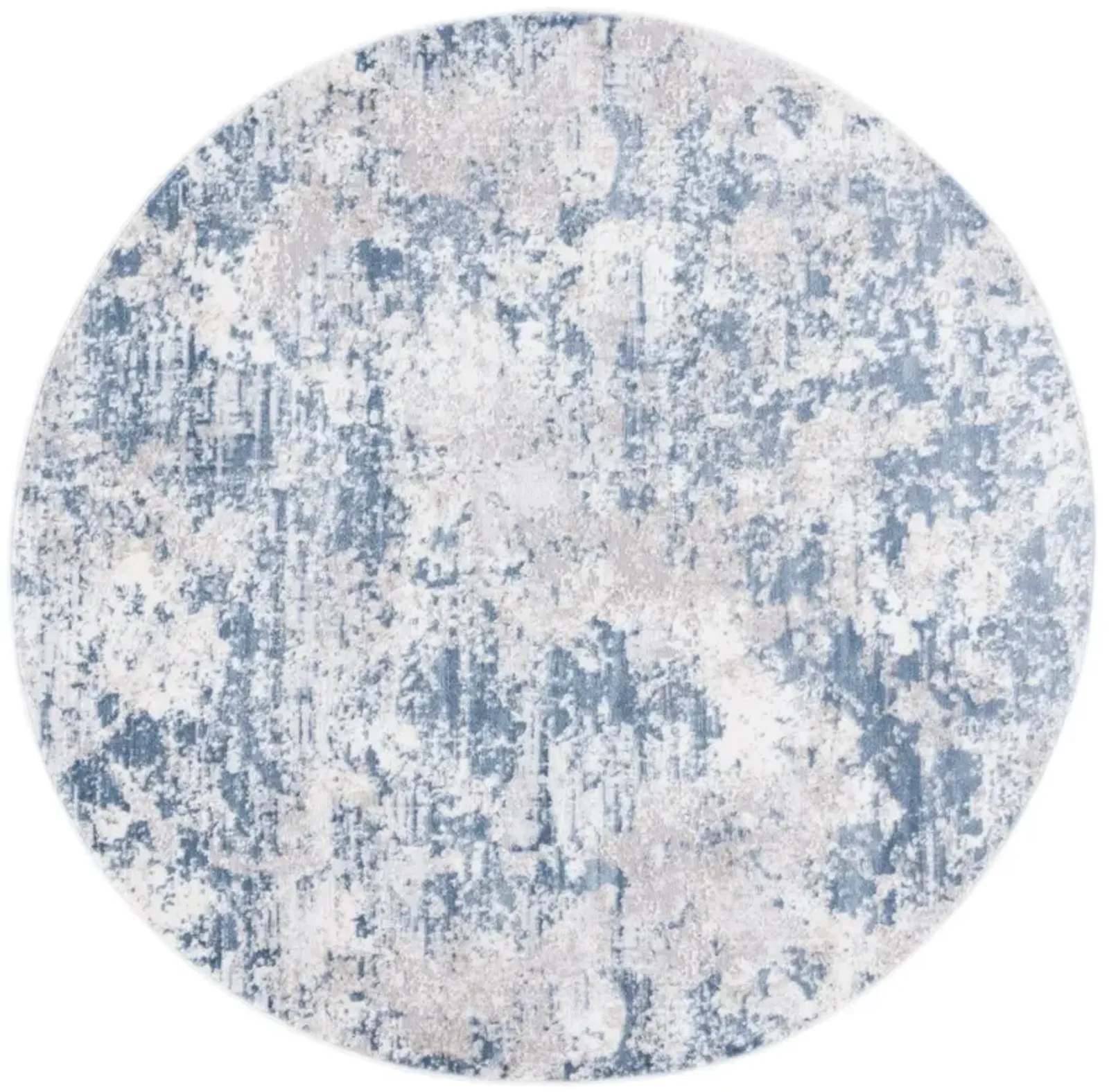 AMELIA 705 DARK BLUE  6'-7' X 6'-7' Round Round Rug