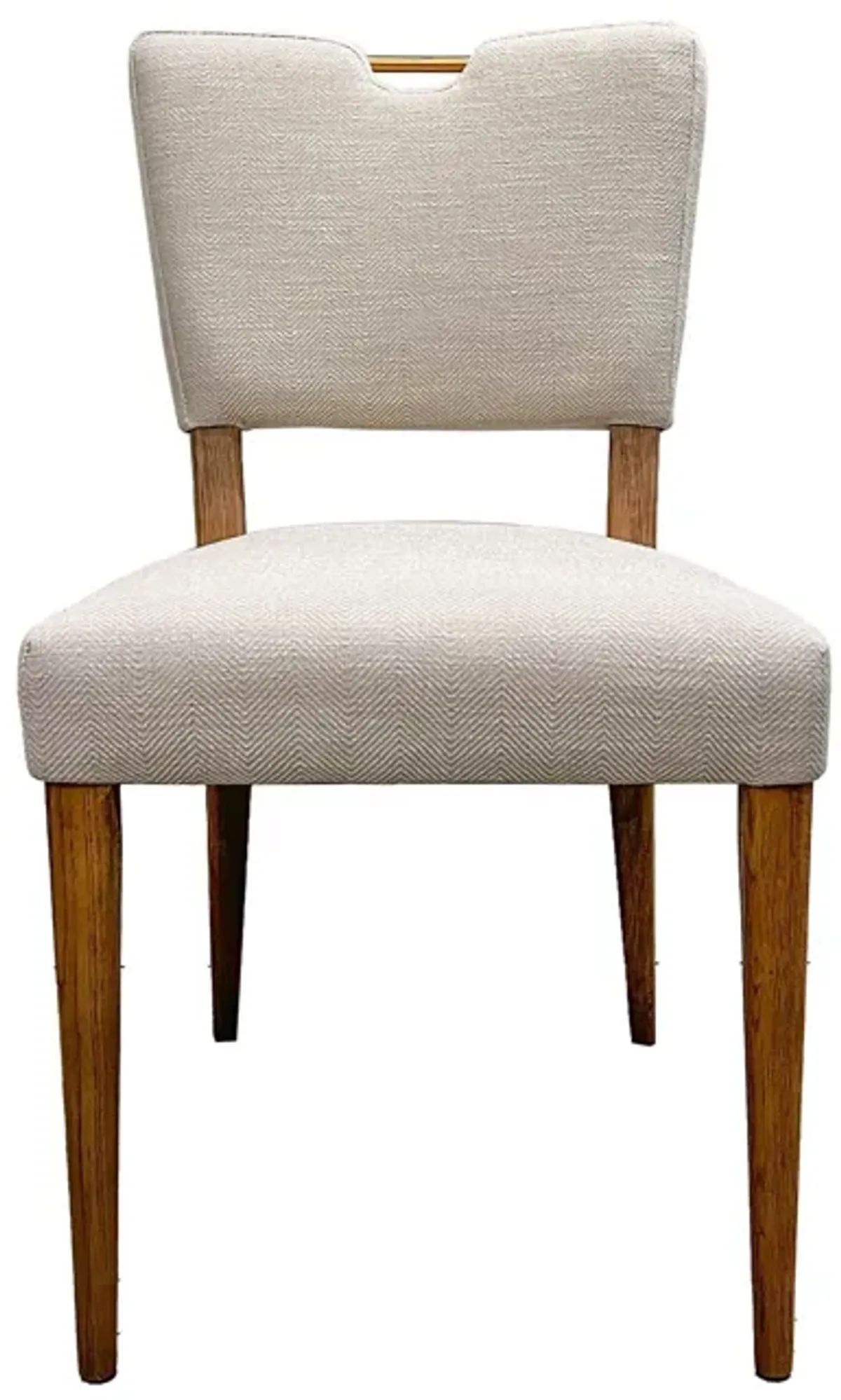 Luella Dining Chair - Sandy Beige/Cool Brown Legs