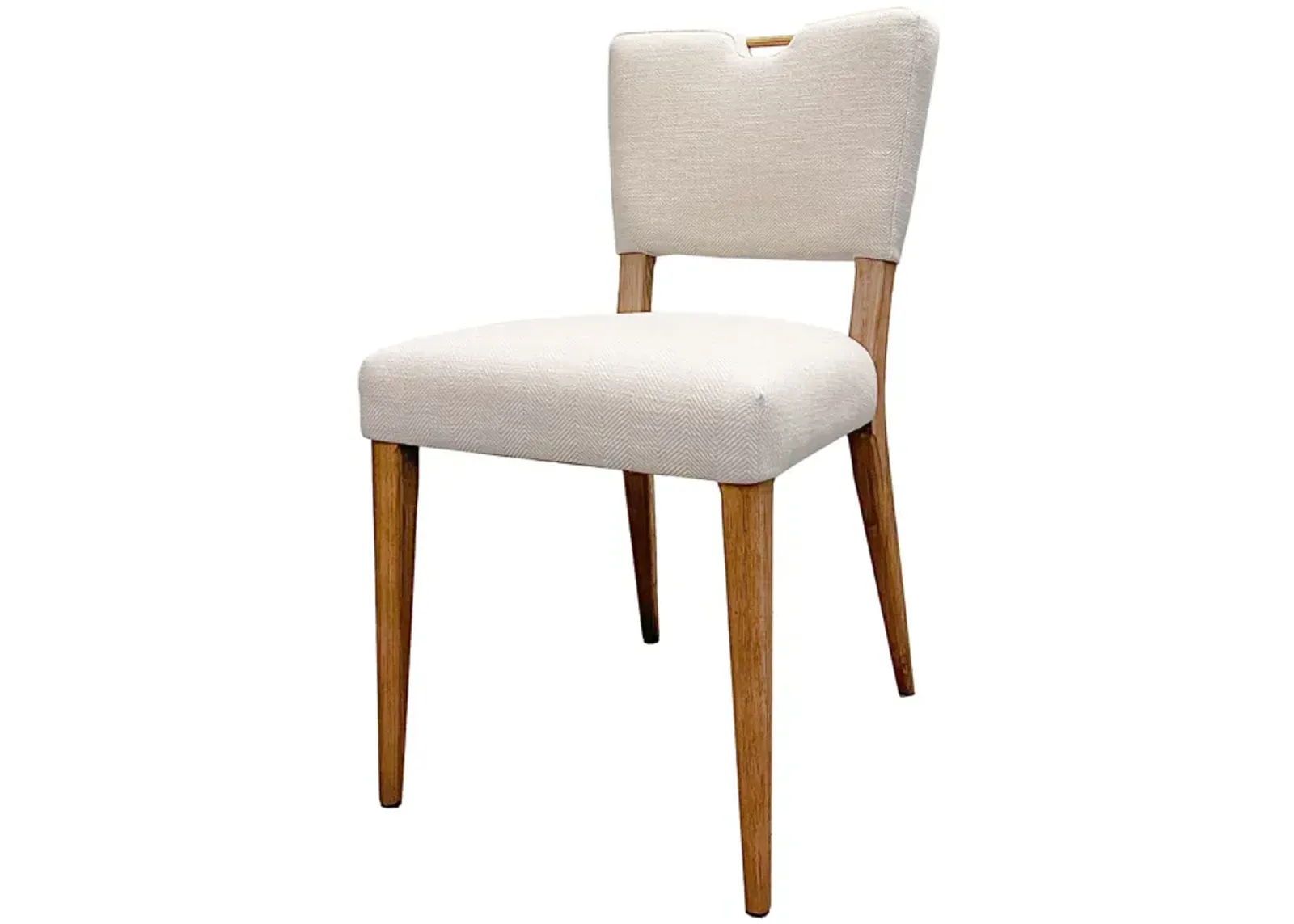 Luella Dining Chair - Sandy Beige/Cool Brown Legs