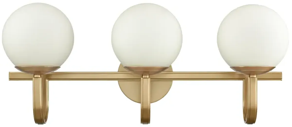 Caroline 24'' Wide 3-Light Vanity Light - Brushed Gold