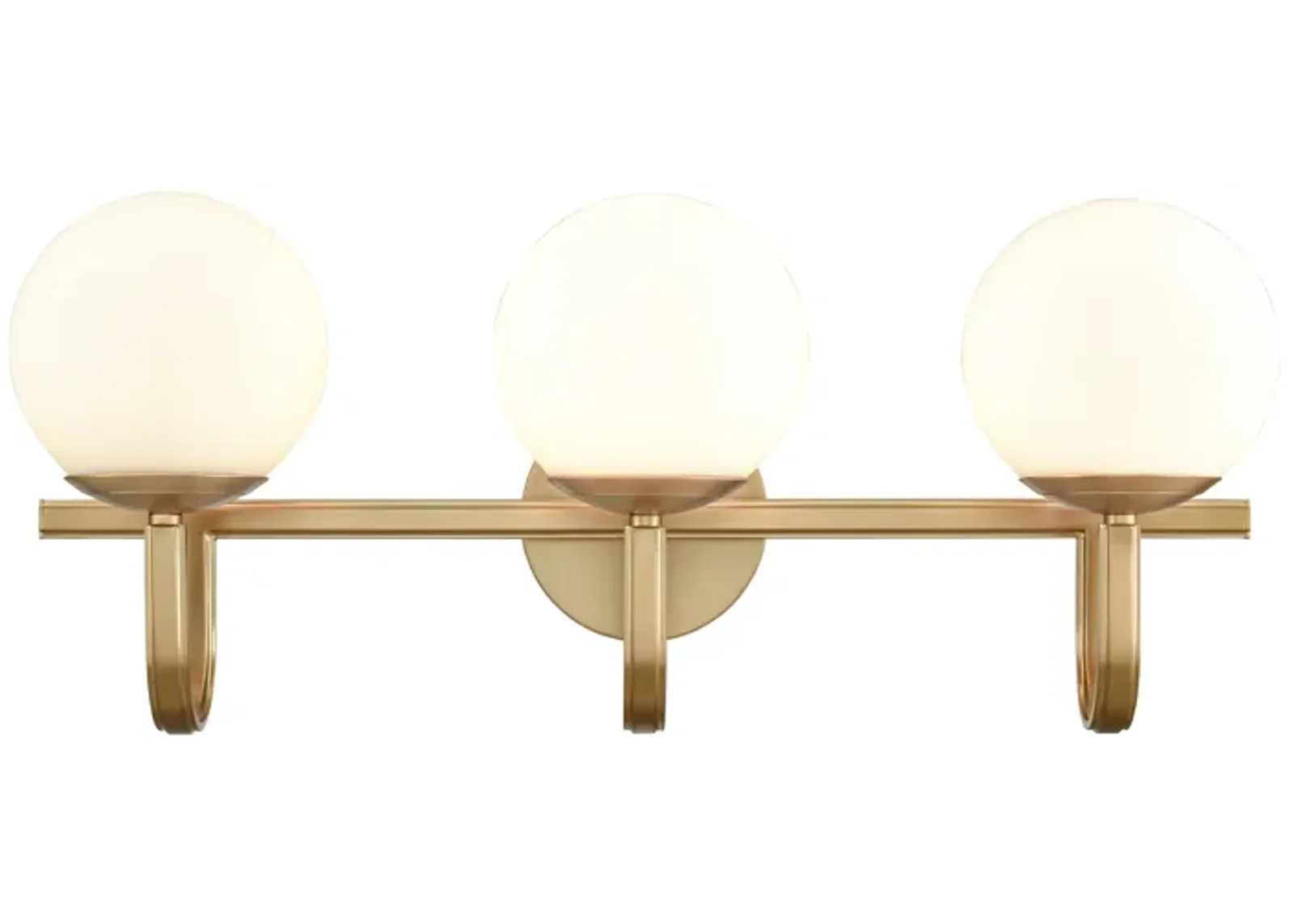 Caroline 24'' Wide 3-Light Vanity Light - Brushed Gold