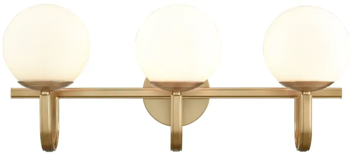 Caroline 24'' Wide 3-Light Vanity Light - Brushed Gold