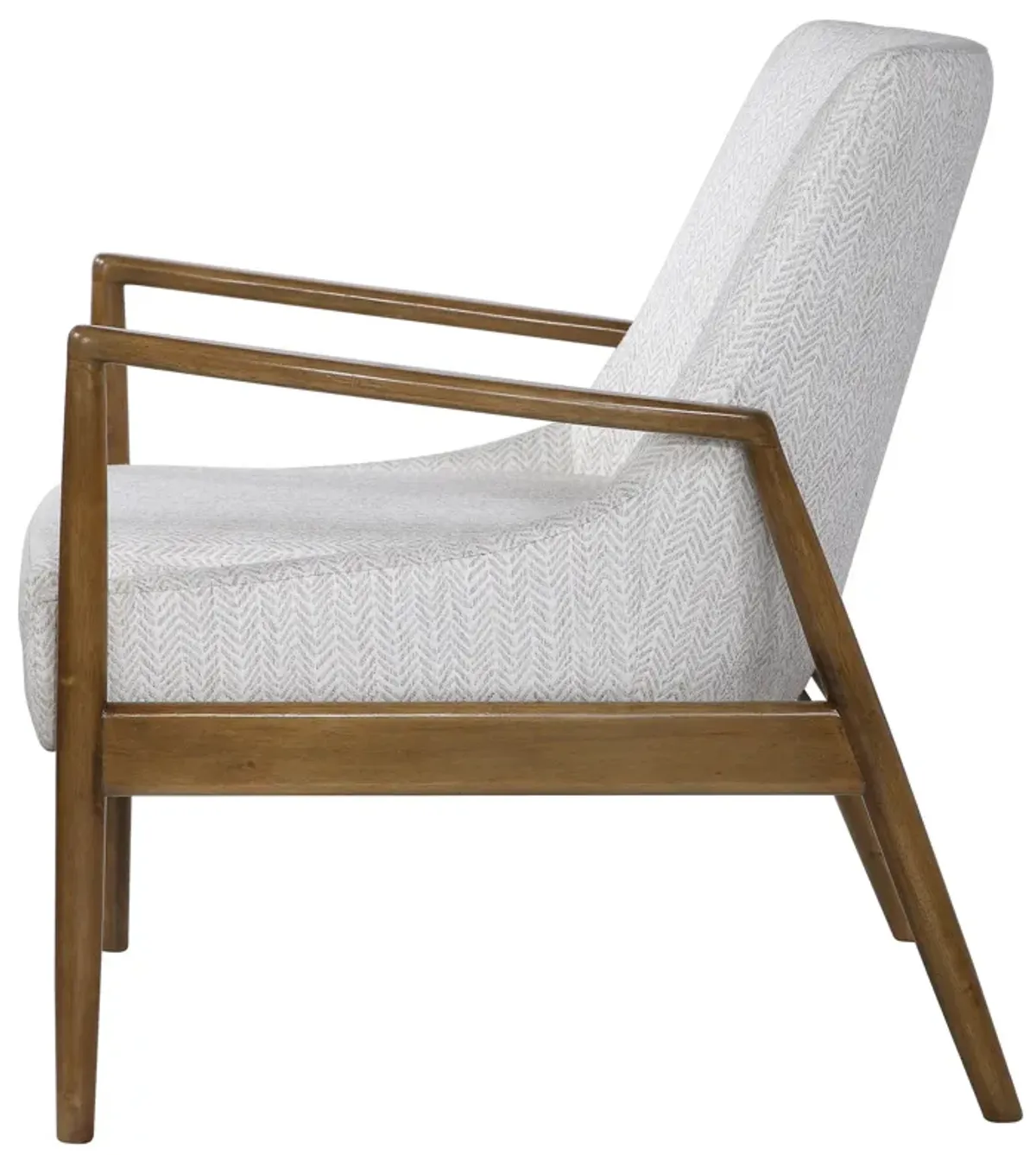 Bev White Accent Chair