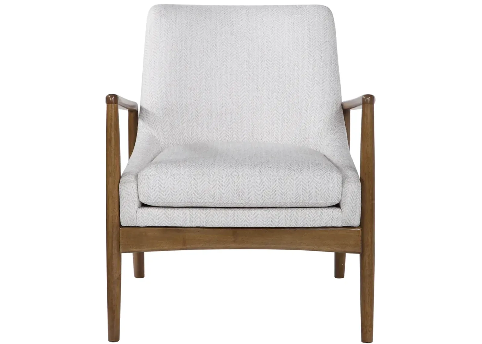 Bev White Accent Chair