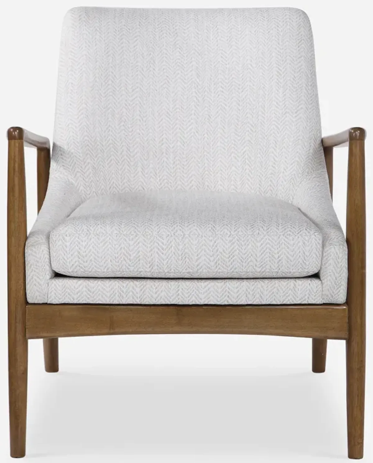 Bev White Accent Chair